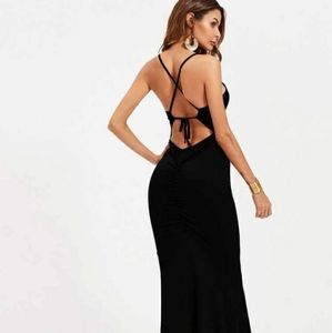 Black long dress